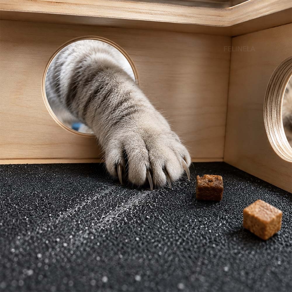 pawquest2-1 Mačací hlavolam na brúsenie pazúrikov PawQuest